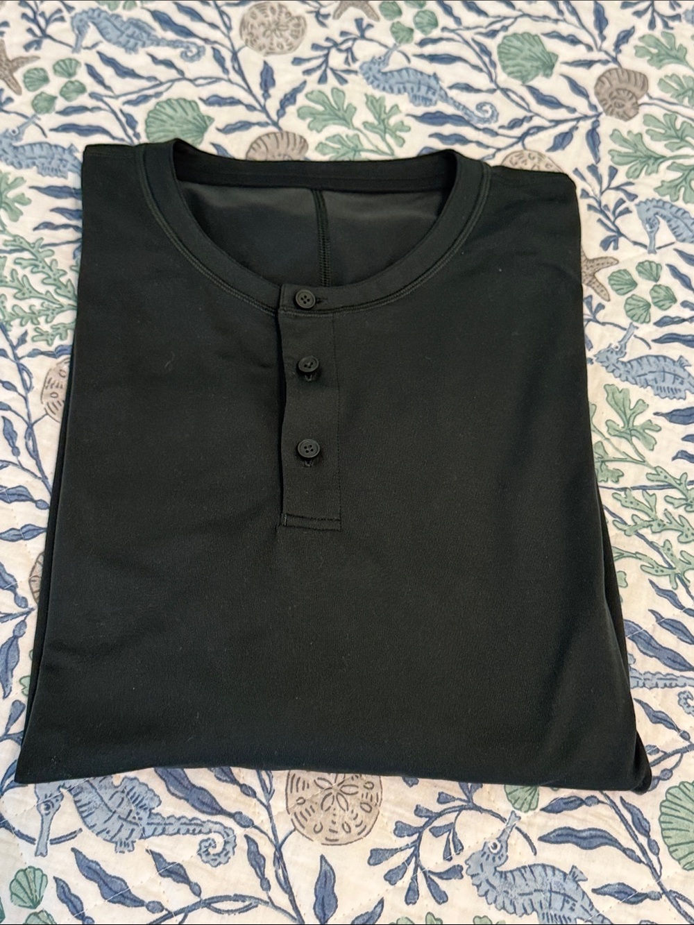 Men’s Lululemon Henley Long Sleeve Shirt